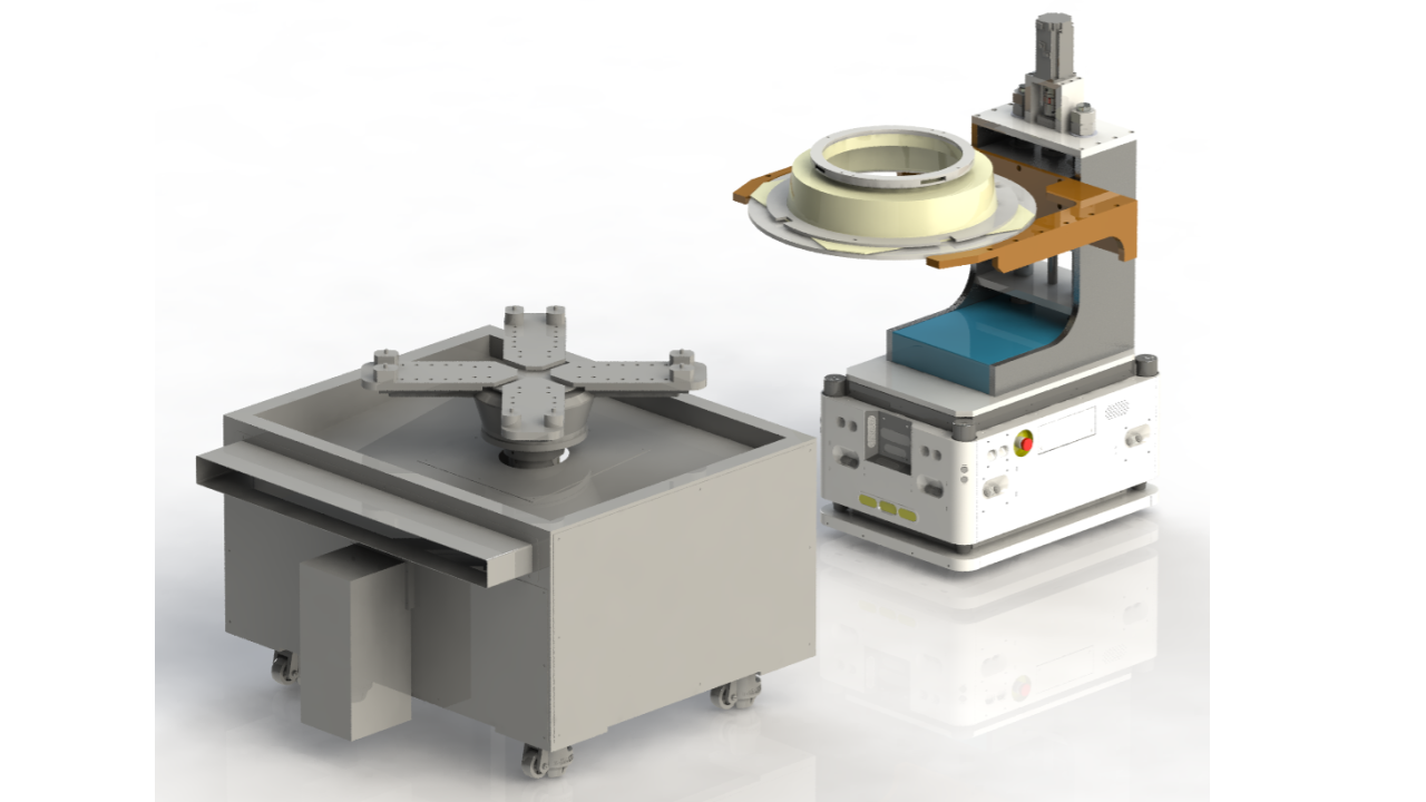 AMR–자동문 연동 기반 중량물 물류 이송 자동화 공정 구축